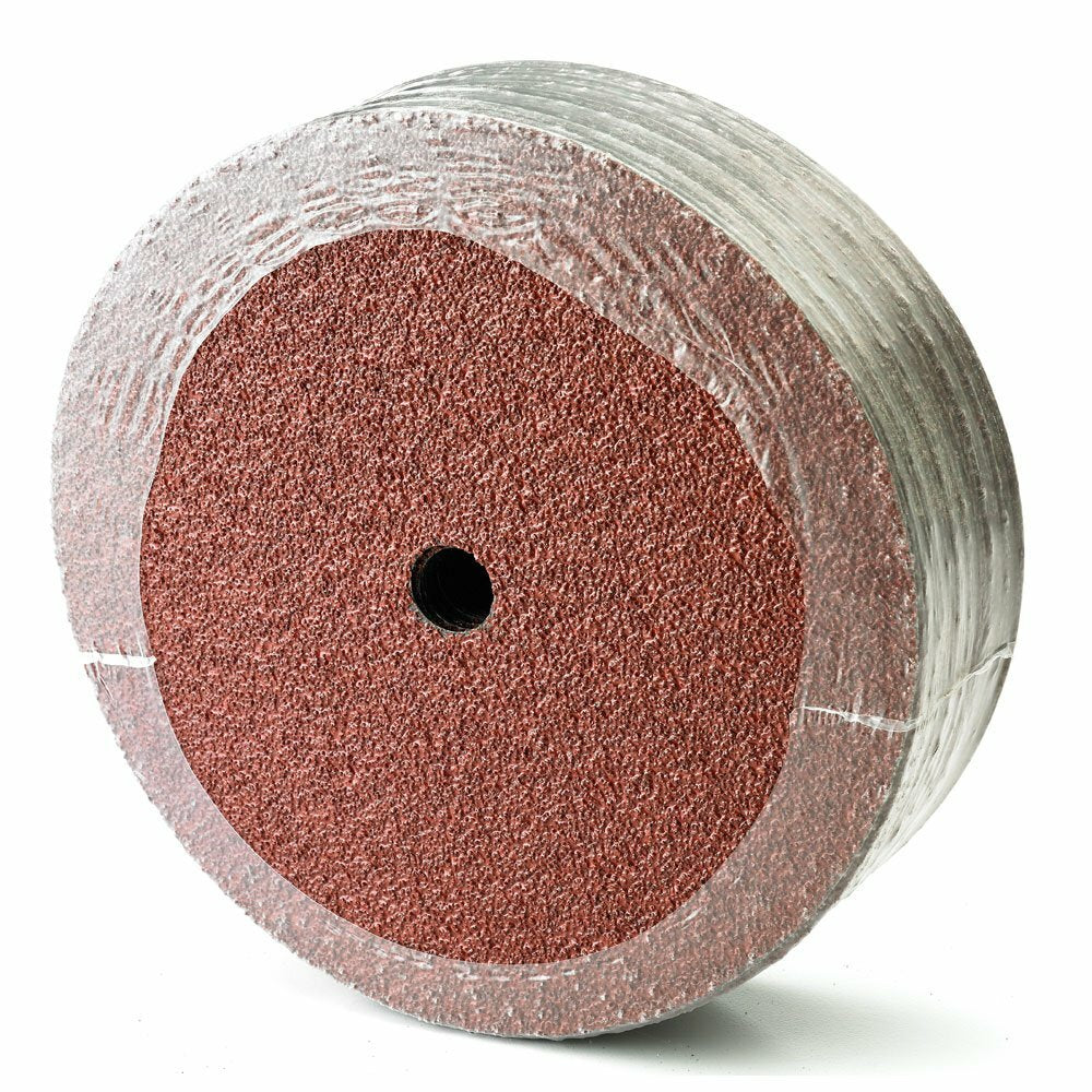 25 Pack - 9" Black Hawk 24 Grit A/o Resin Fiber Disc Grinding &