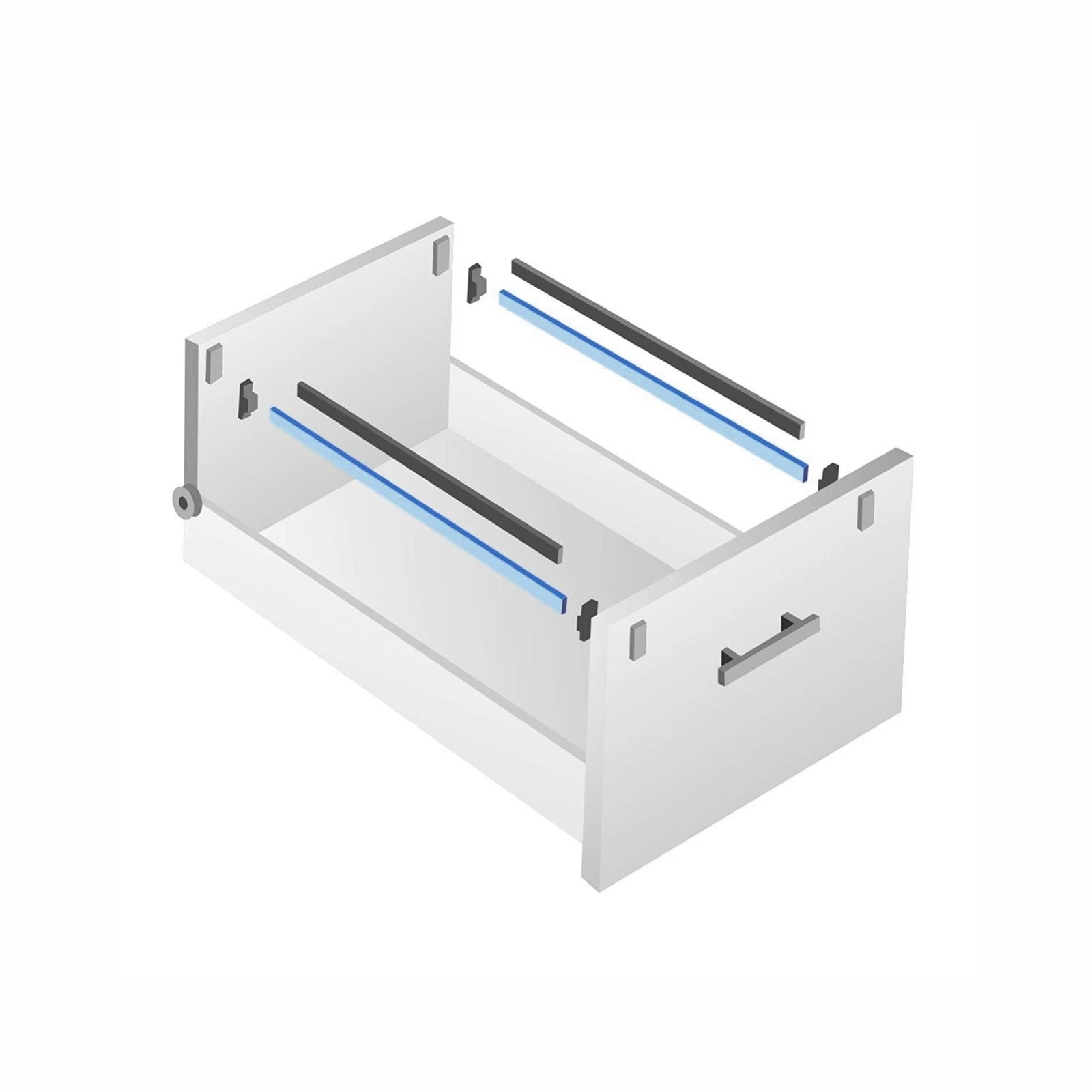 Blum Metafile Kit For Filing Cabinet Hanging | Built Supply Co