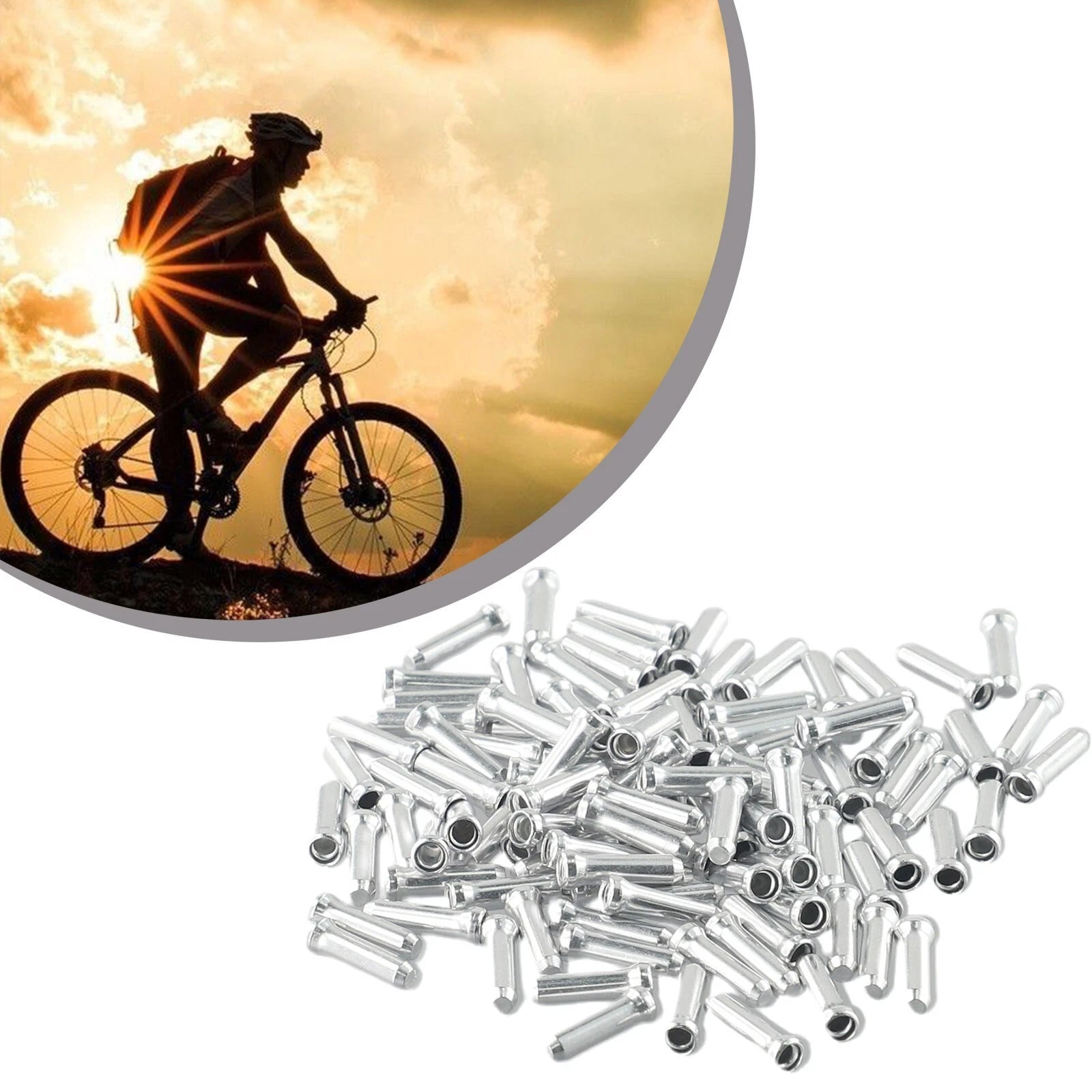 Bike Brake Shifter Cable Tips Prevent Cable Bifurcation Wire Ends