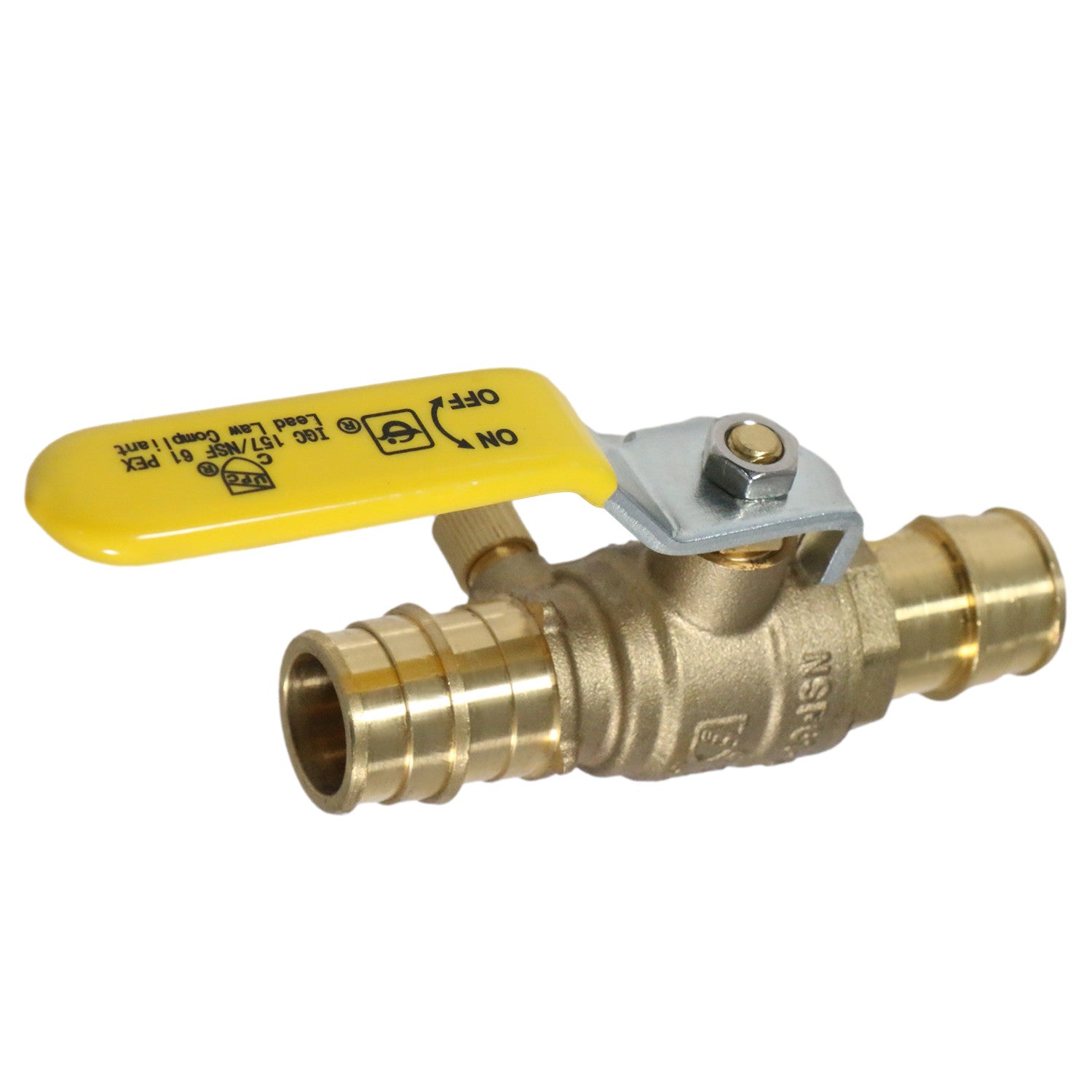 XFITTING 3/4" x 3/4" Pex A Ball Valve w/ Drain 1 Pack