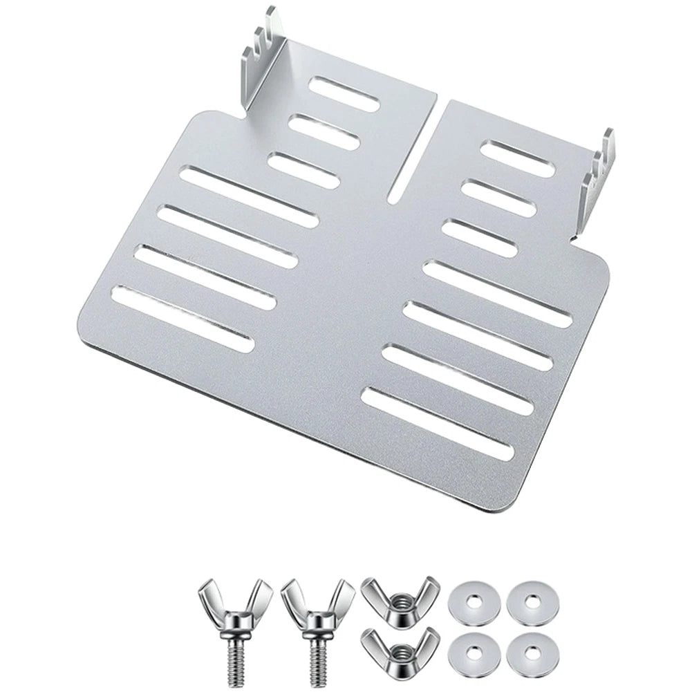 Stove Fan Mounting Bracket Kit Stainless Steel Adjustable With Secure