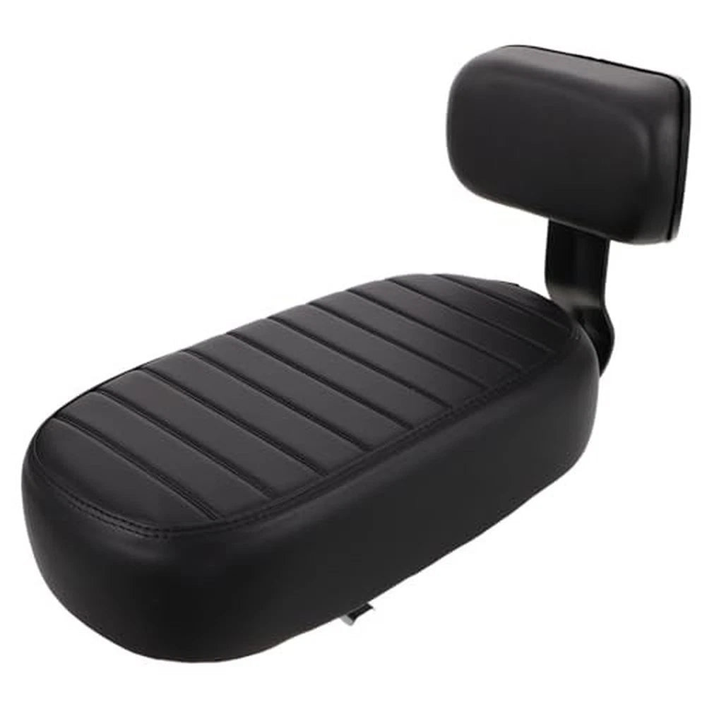 Rear Mount Bike Seat Cushion With Backrest Compatible With Most