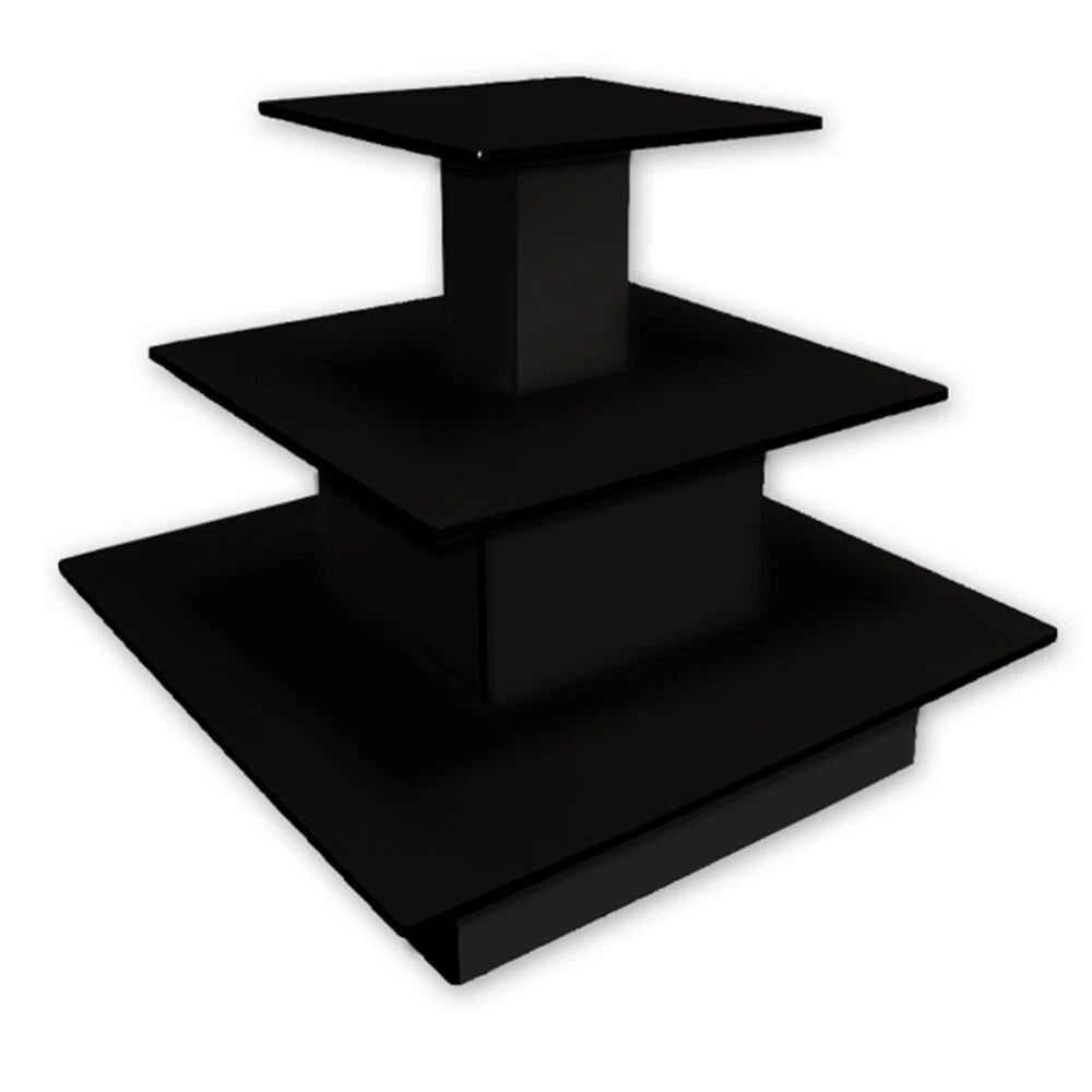 3 Display Levels Standing Shelf Unit Waterfall Table Display 48"w X