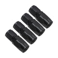 Aluminum Straight An6-0° Swivel Hose End Fitting Adaptor Black For