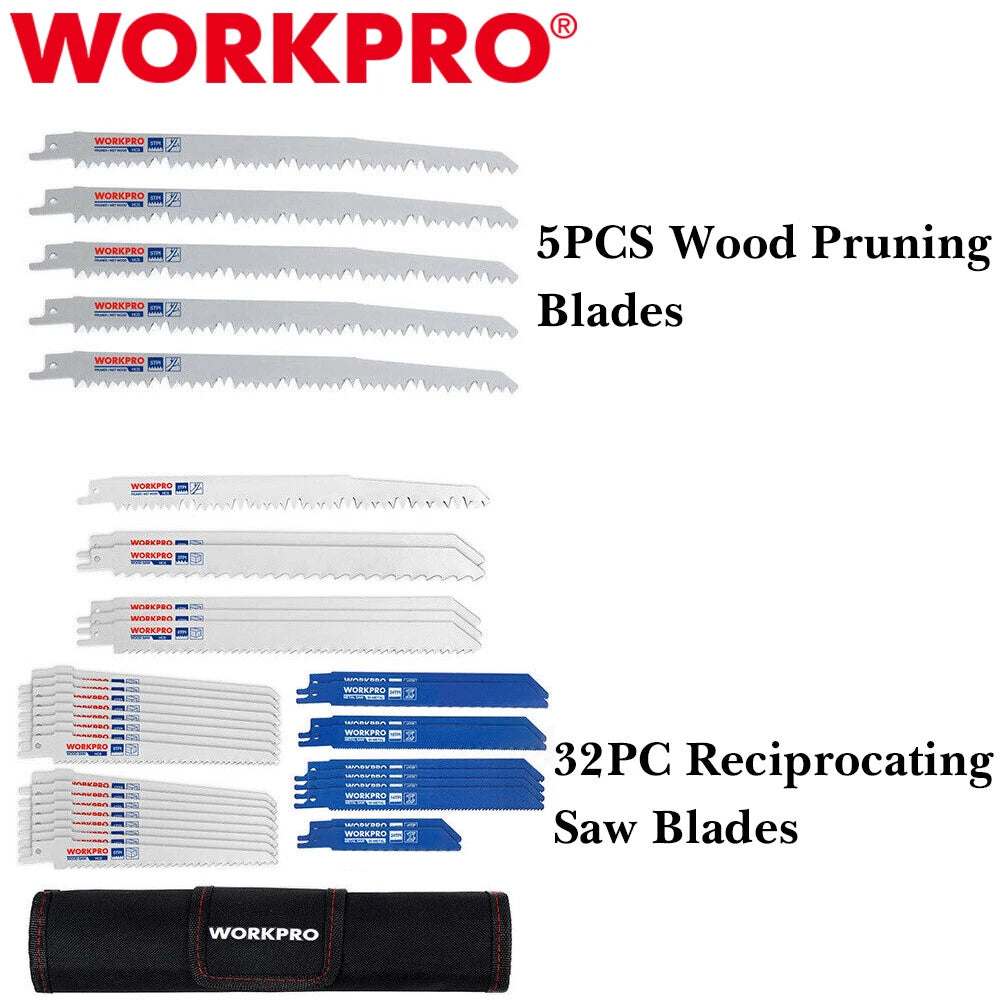 Workpro Reciprocating Saw Blade/ 9" Wood Pruning Reciprocating Saw