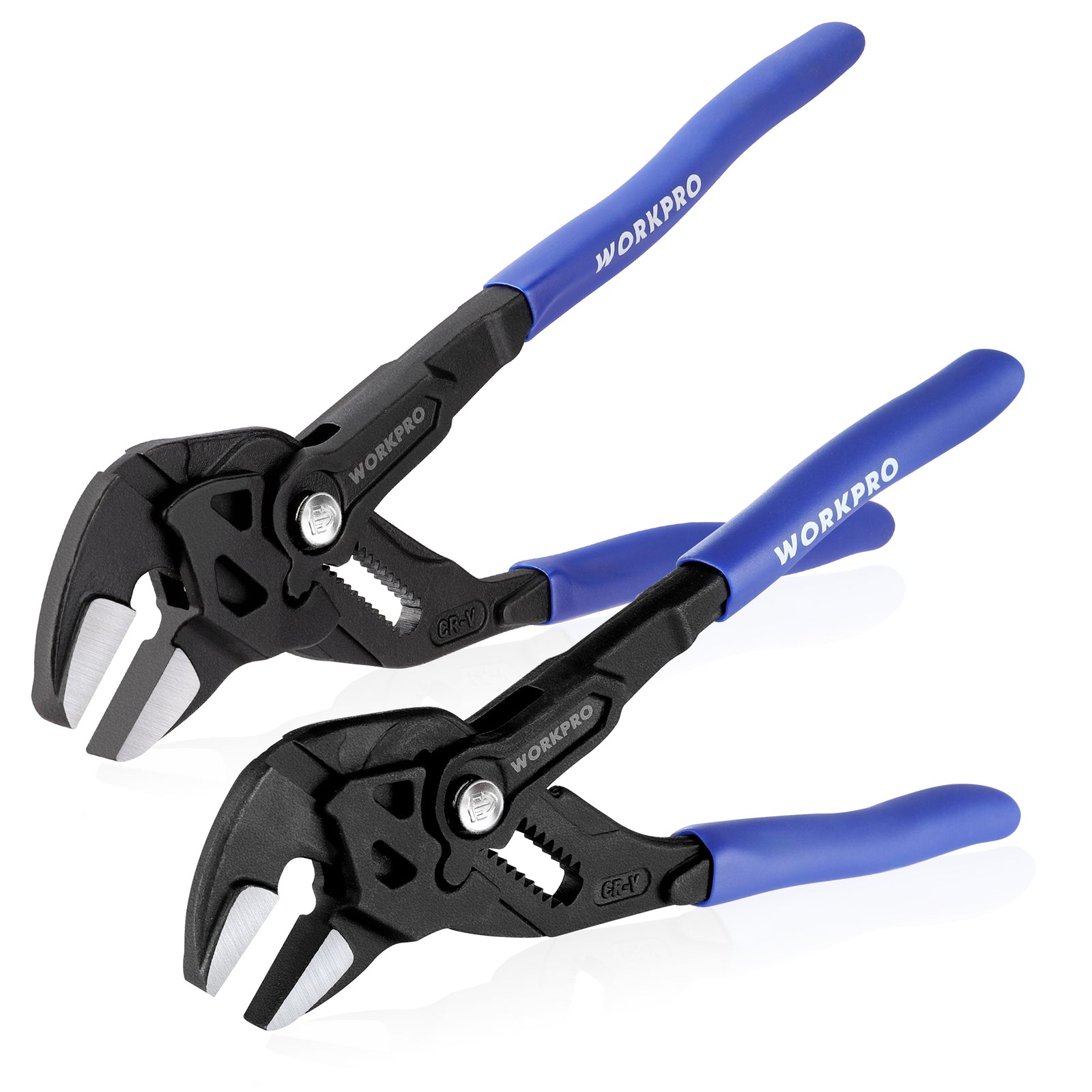 WORKPRO 7" & 10" Pliers Wrench Set by WORKPRO