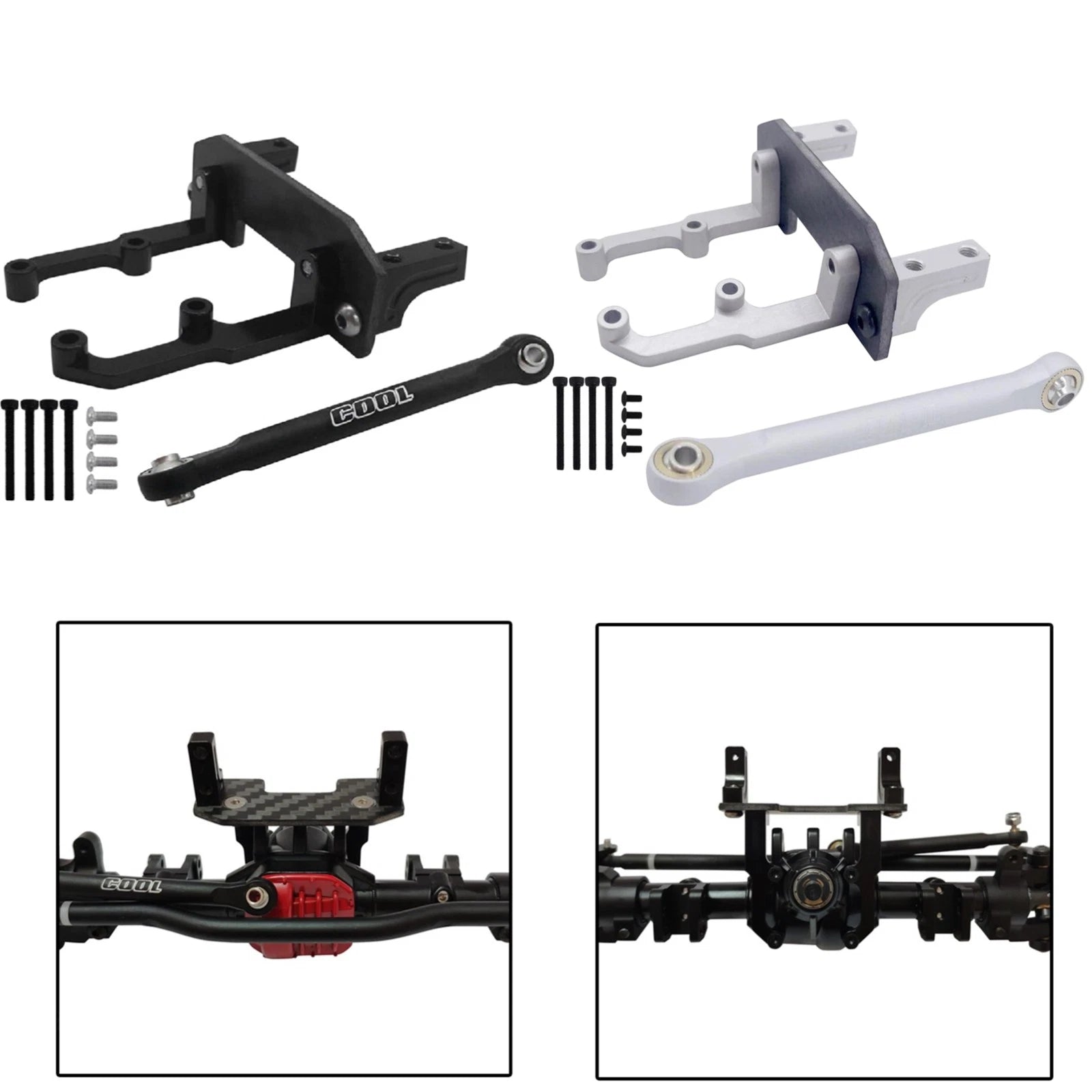 Axle Servo Stand Mount Replacement For Axial Scx10 Ii 90046 90047