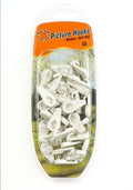 X-HOOKS Hard Wall Picture Hooks Medium Nylon (30 Pack)
