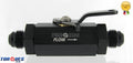 AN -6 (AN6 JIC -06 AN 06 9/16" UNF ) Black Aluminium Inline Shut Off