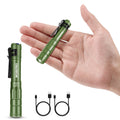 Workpro Rechargeable Led Pen Light 2PCS Ultra-Compact Flashlight Mini