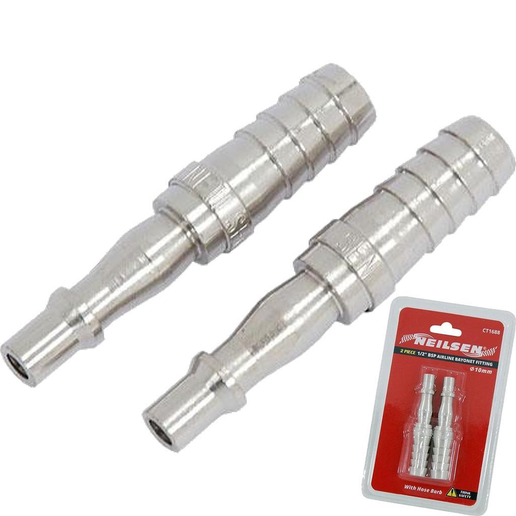 Neilsen 2pc Air Line Bayonet Fittings Set