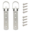 Super Heavy Duty D Ring Strap Hanger Picture Mirror 200lbs 6.5" Wall