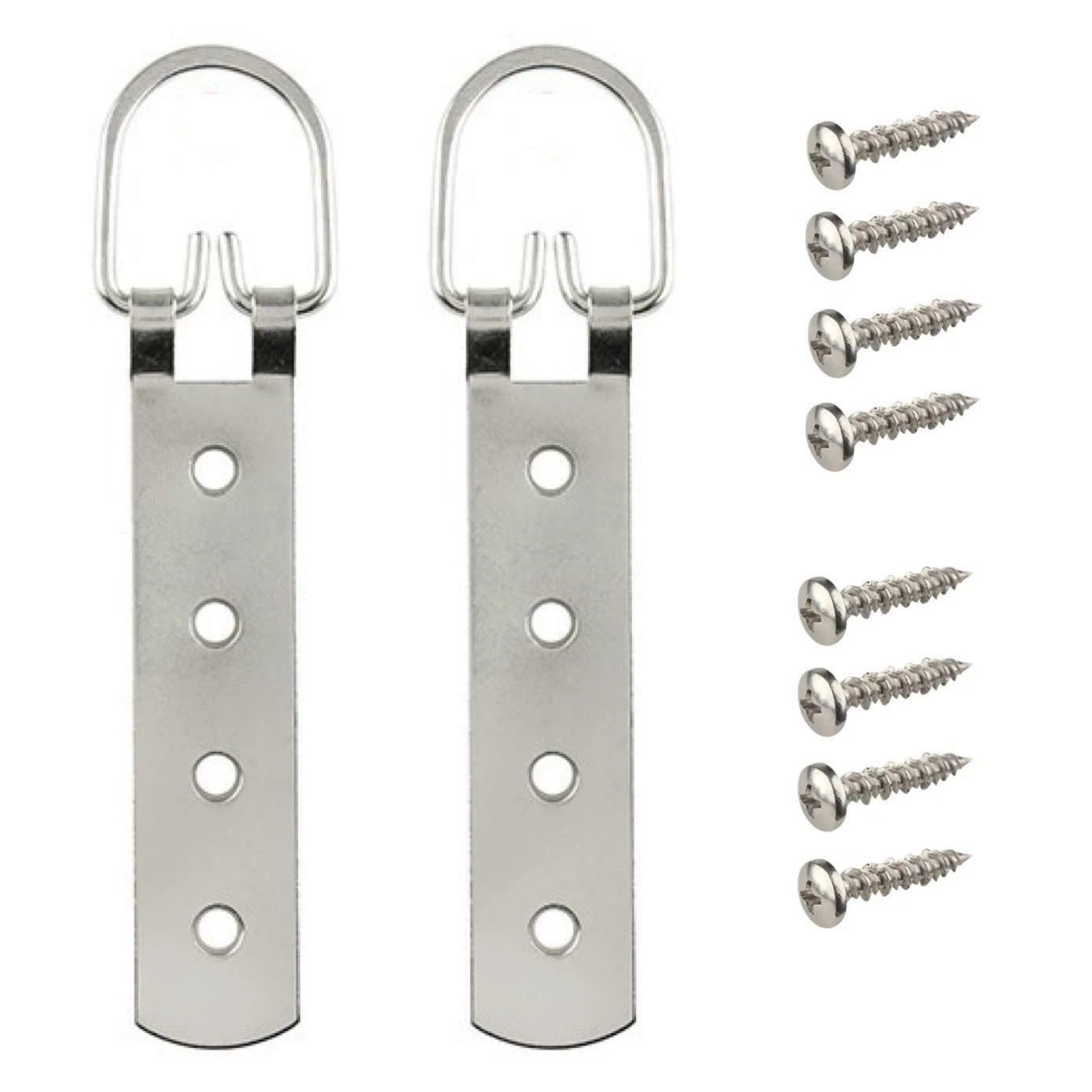 Super Heavy Duty D Ring Strap Hanger Picture Mirror 200lbs 6.5" Wall