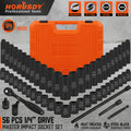 56PC 1/4" Drive Impact Deep Socket Set by Unbranded