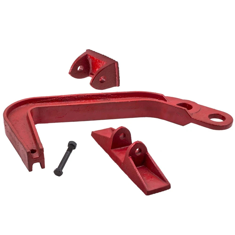 6 TON Auto Body Frame Jumbo Deep Hook Clamp Hook Up Chassis Dent Puller set 19"