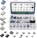 180PCS USB 2.0 3.0 Type a Type C Micro USB Male Female Plug Adapter