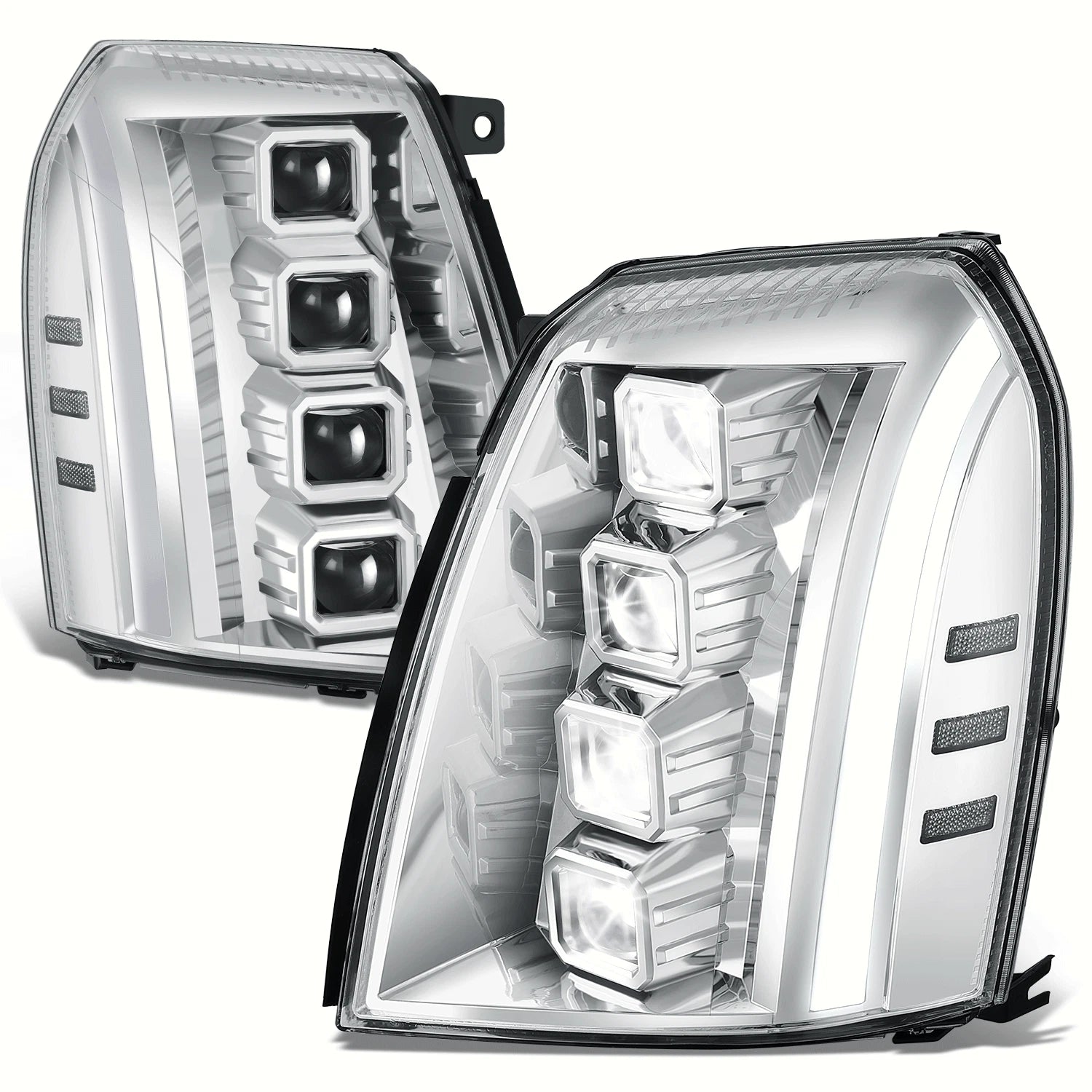 Fit 07-14 Cadillac Escalade Esv Ext Quad Projector | Built Supply Co