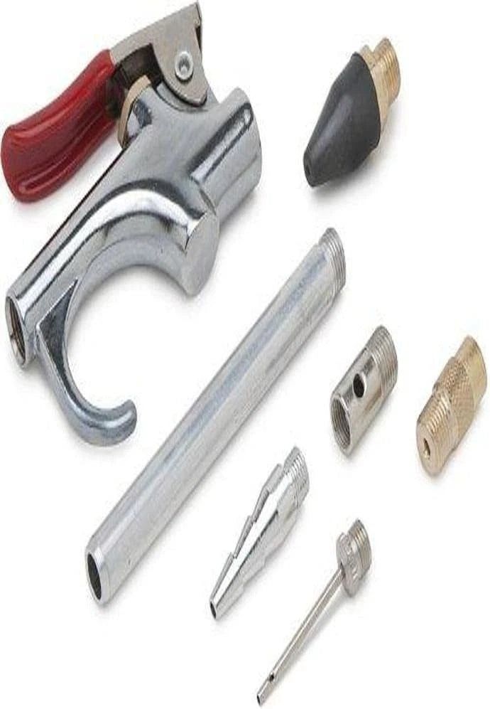 Vaper Blow Gun Set, Extension, Rubber Tip, Inflators, Safety Adaptor