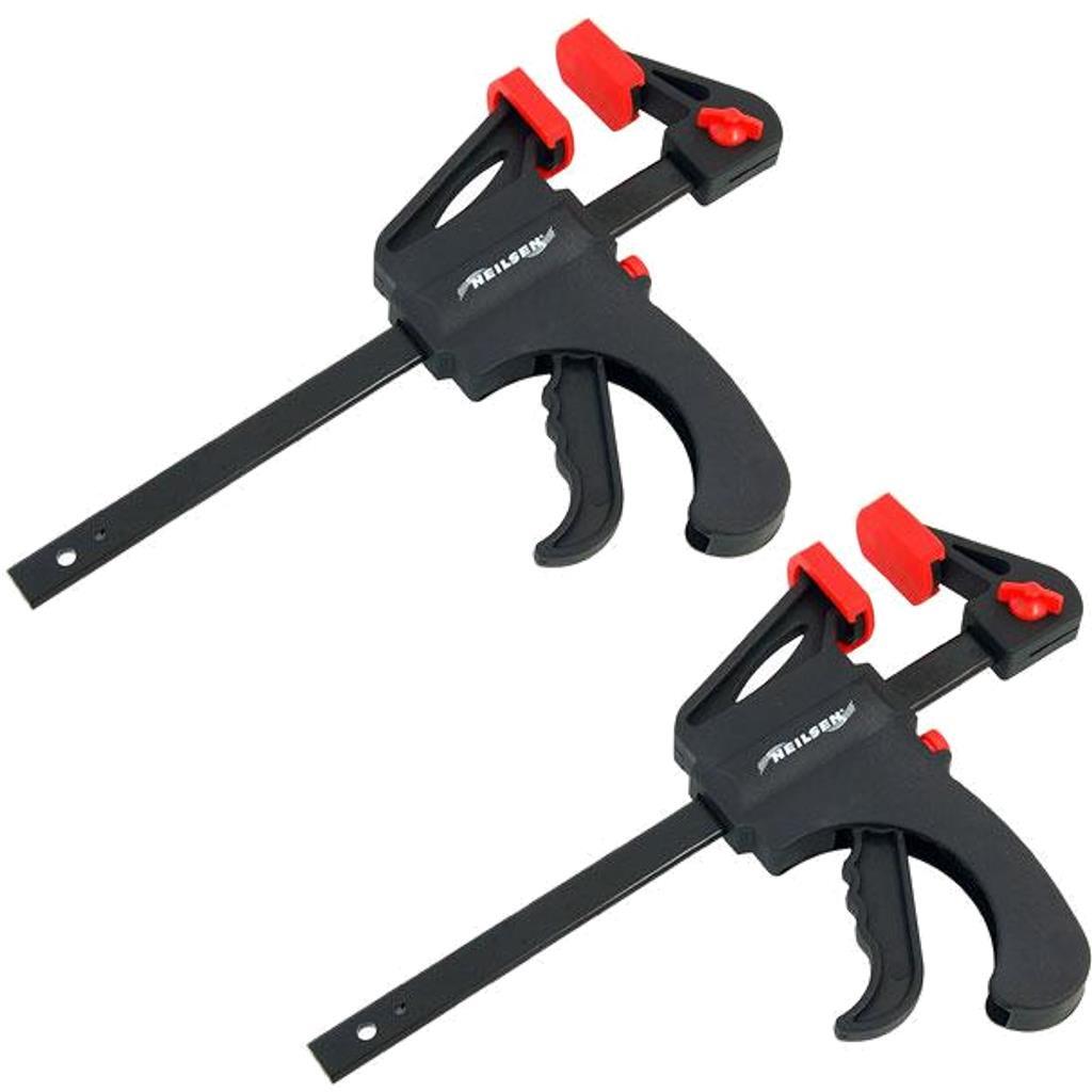 Neilsen 2pc Quick Grip Ratchet Clamps