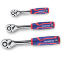 Workpro 3PCS Reversible Ratchet Set Quick-Release