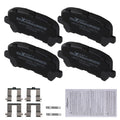 4pcs Rear Ceramic Brake Pads Kit for Acura MDX 2007-2013 ZDX 2010-2013
