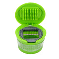 New Stainless Press Vegetable Garlic Onion Slicer Chopper Cutter