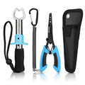 Mossy Oak Fishing Tool Kit Fishing Pliers Fillet Knife Gripper Line