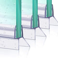 Brand New Pvc Transparent High Quality Shower Screen Seal Strip Glass