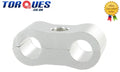 AN -4 (AN4 4AN) PTFE 8mm Silver Billet Hose Separator