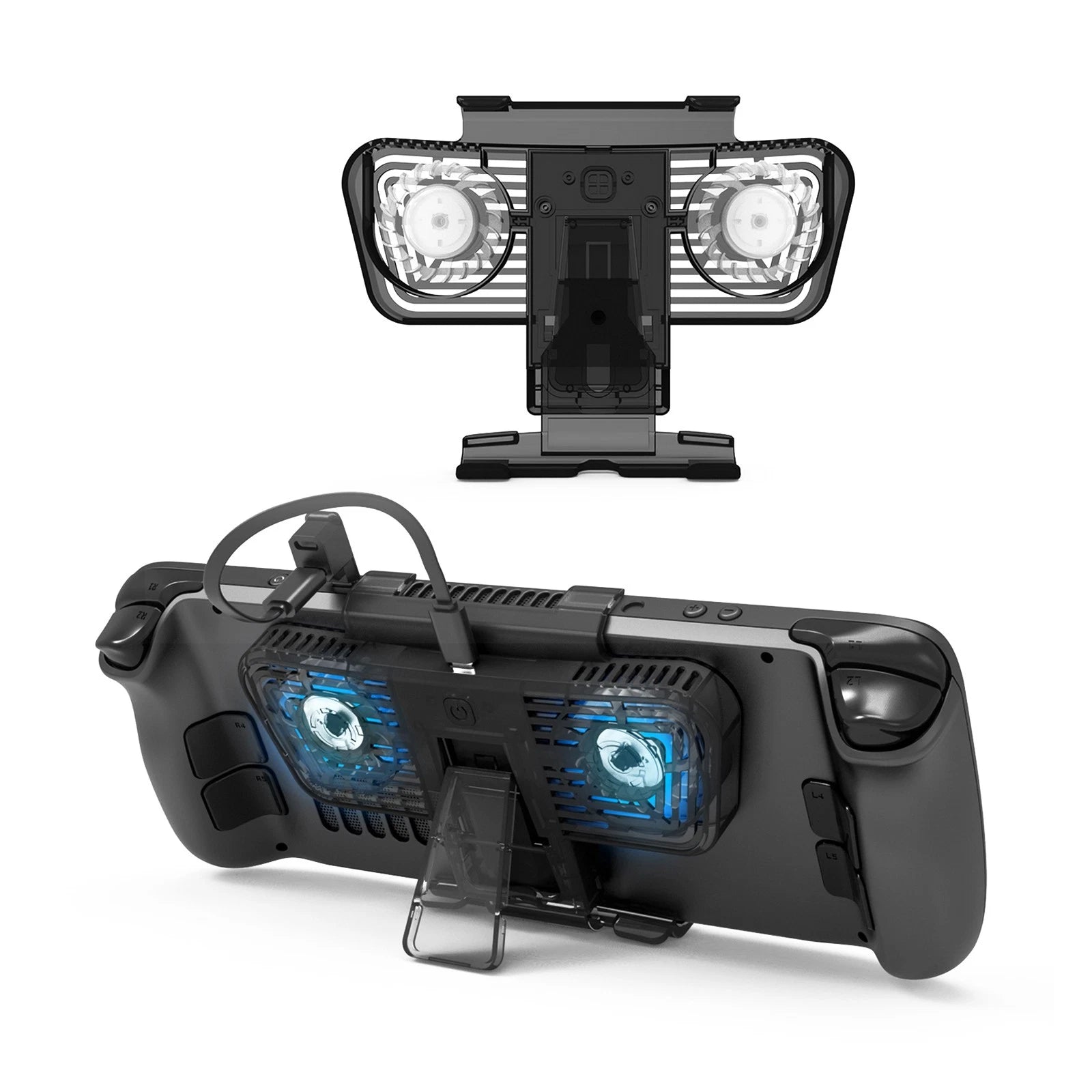 External Led Fan Cooling Cooler Holder Bracket For Steam