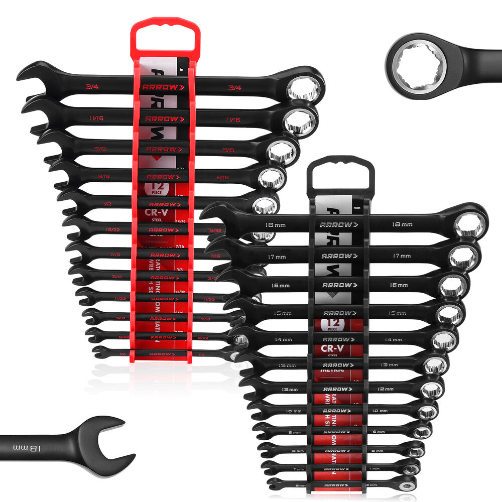 ARROW 24PCS Ratcheting Wrench Set by ARROW