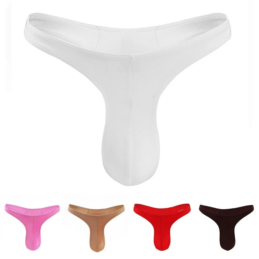 Low Waist Men Breathable Seamless Underwear Thong G String Soft