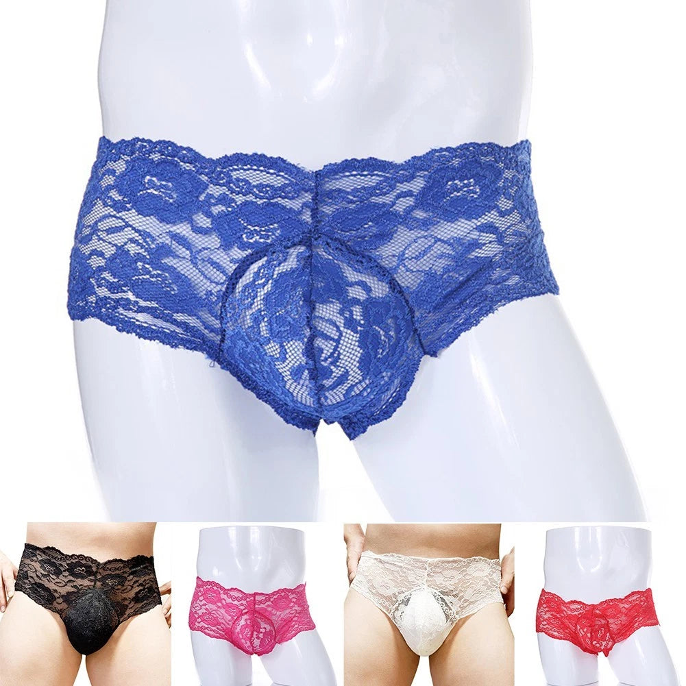 Jacquard Briefs Sexy Men's Underwear 95% Nylon 5% Spandex Breathable