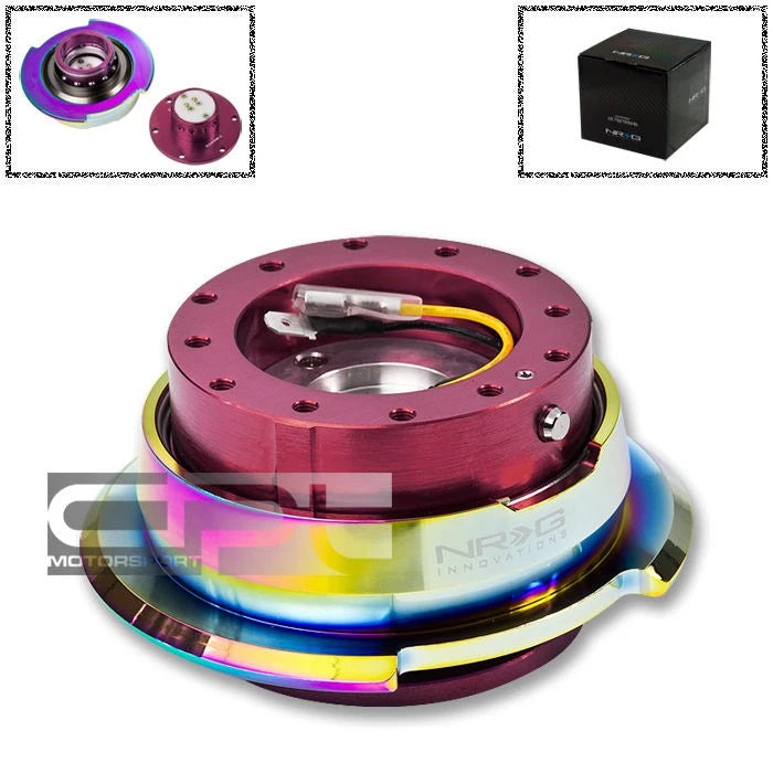 Nrg 6-hole Steering Wheel Pink/neo Chrome Gen-2.8 | Built Supply Co
