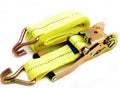 2" x 20' Ratchet Tie Down Strap with Double J Hook