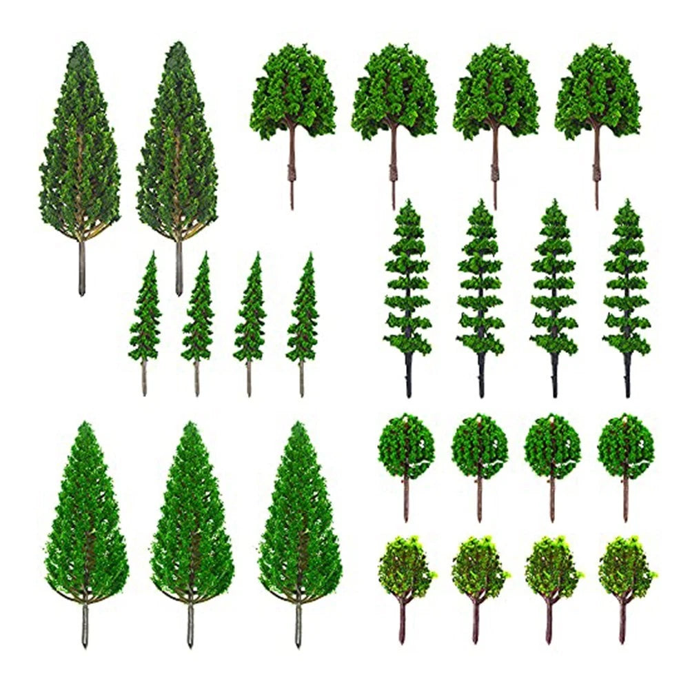Realistic Trees For Ho Scale For Train Scenery And Diorama Setup