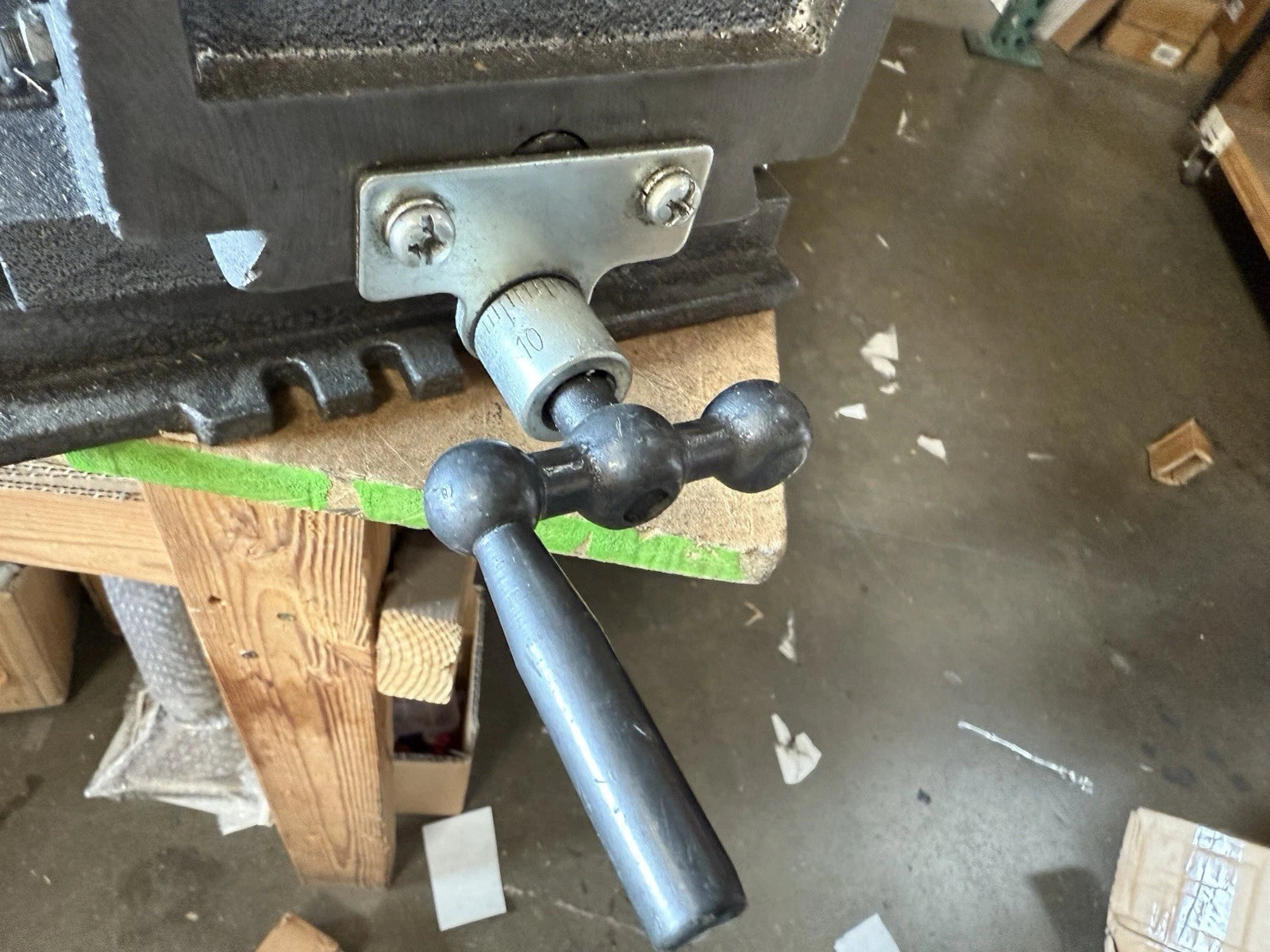 Handle Replacement 7.5mm Round Fitting For Bench Cross Vise Drill