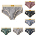 Classic Style Striped Mens Underwear Comfortable Breathable Cotton Fit