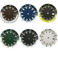 1.44in/36.5mm Green Luminous Colorful Watch Dial For Seiko Nh35 Nh35a