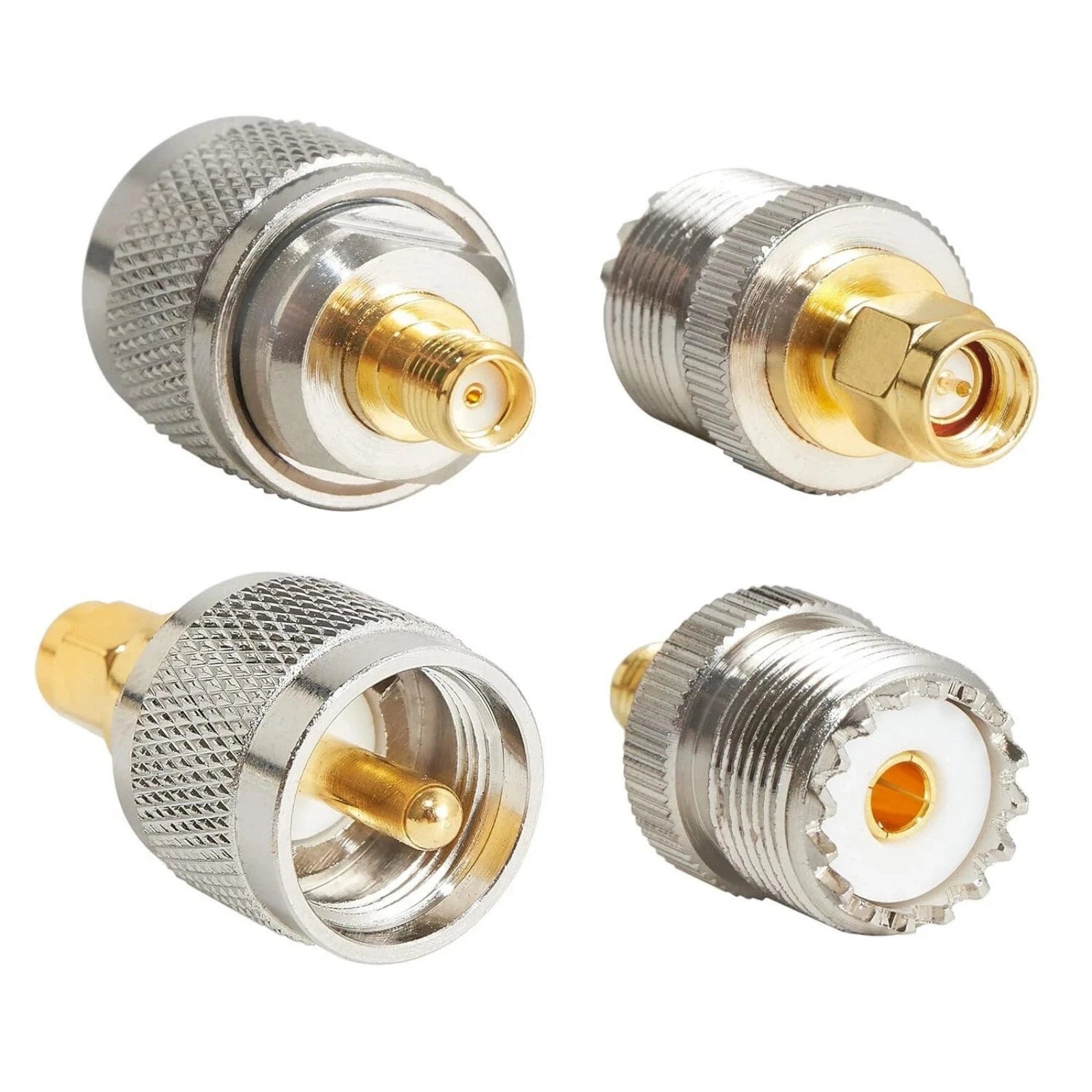 Uhf Female Jack To Sma Male Plug Coax Adapter 50 Ohm For Sdr Dongle Cb