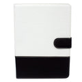 Magnetic Flip PU Leather Case Cover Protector for Apple iPad Air WHITE / BLACK