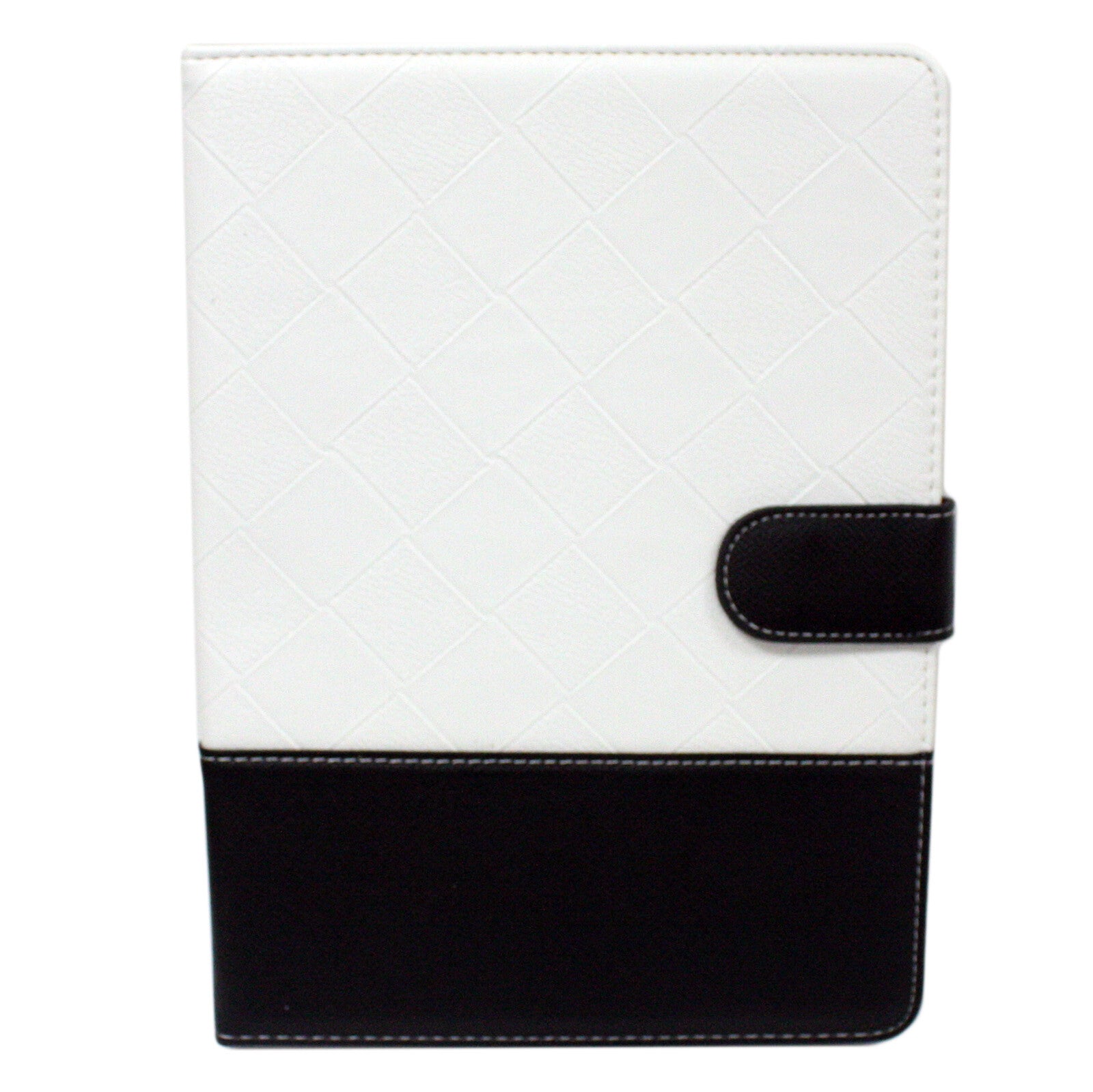 Magnetic Flip PU Leather Case Cover Protector for Apple iPad Air WHITE / BLACK