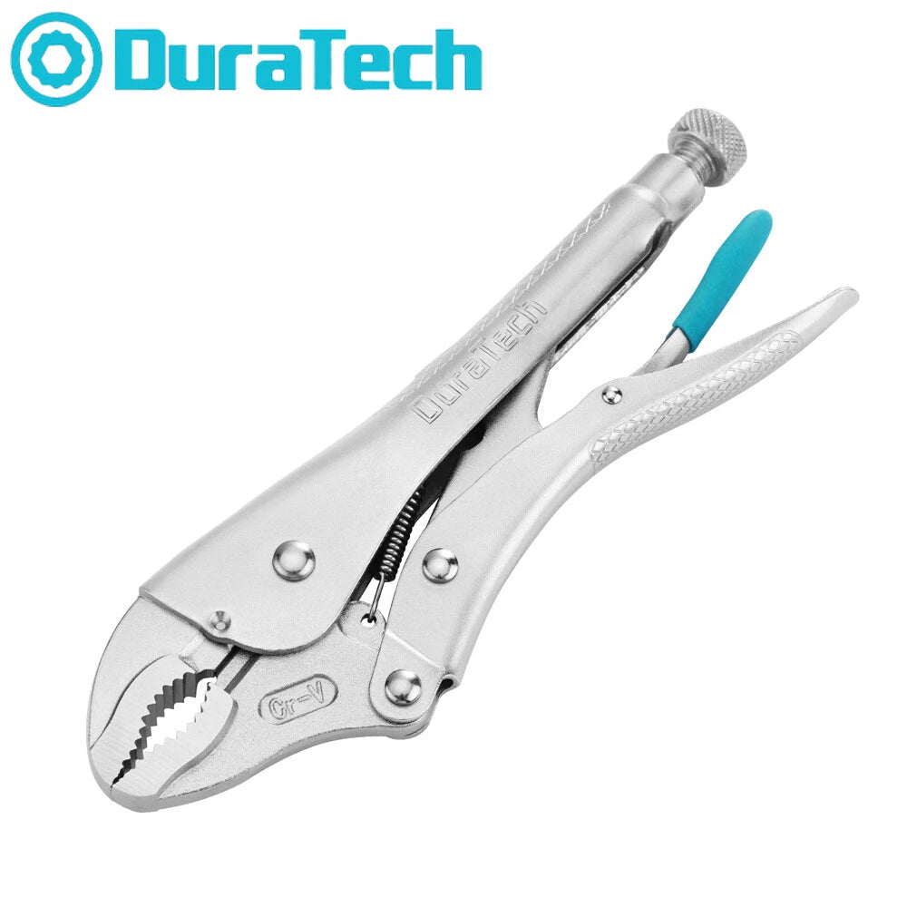 Duratech Locking Plier 10-inch Premium Cr-v Curved Jaw Locking Plier
