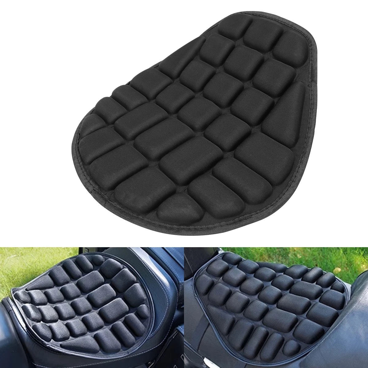 Motorcycle Seat Cushion With 3d Air Mat Breathable High Elastic Eva
