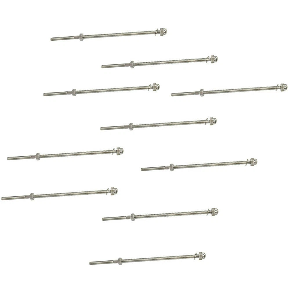 3/16'' Stainless Steel Cable Railing Swage Threaded Stud End Fitting