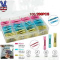 Heat Shrink Butt Wire Splice Connectors Seal Crimp Terminals Usa 200