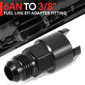 6an Feed Efi Fit Adapter Fitting 1500psi Fuel Line Female to 3/8" Rail