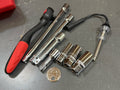 1900FT/LBS Long Shank 1-Inch Air Impact Wrench with 2 Sockets by Unbranded