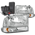 For 1999-2004 Ford Super Duty Pair Chrome/amber | Built Supply Co