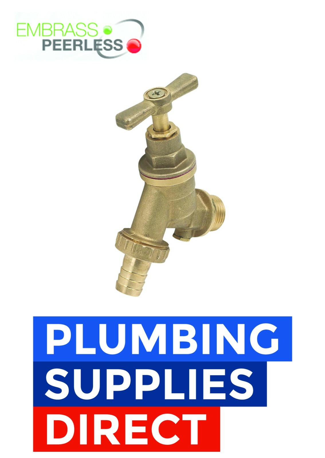 Brass Outdoor Garden Tap Hose Union Bib Tap 1/2"